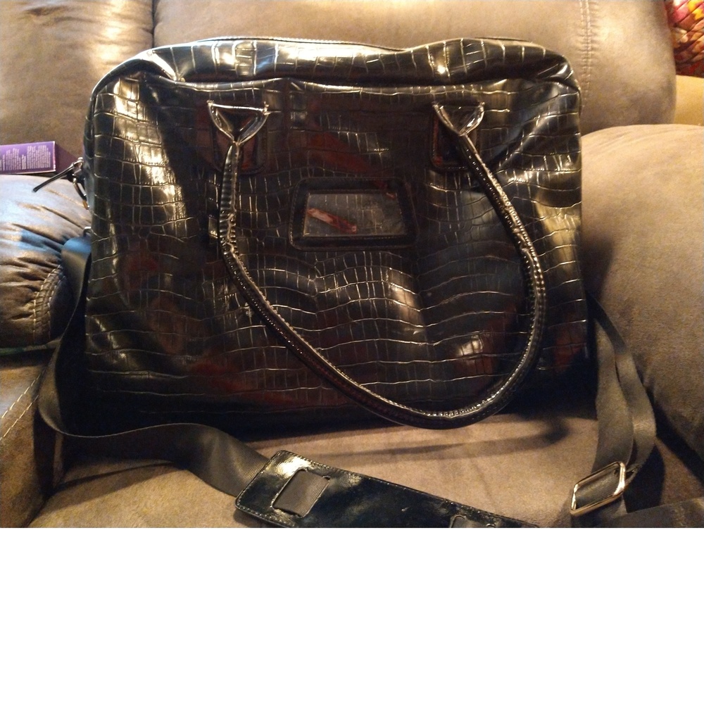 BATH & BODY WORKS EXTRA LARGE BLACK BAG - NICE